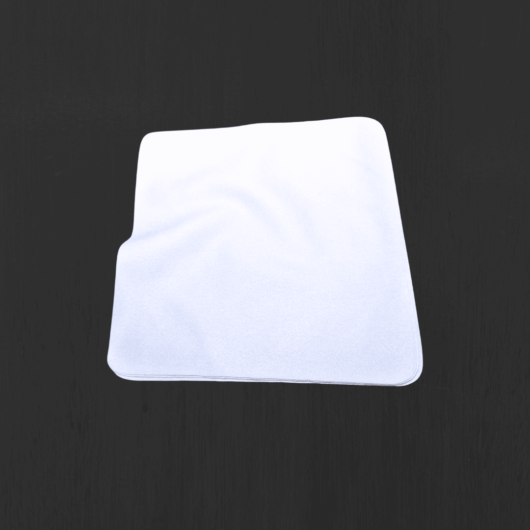 Microfiber cloth, white