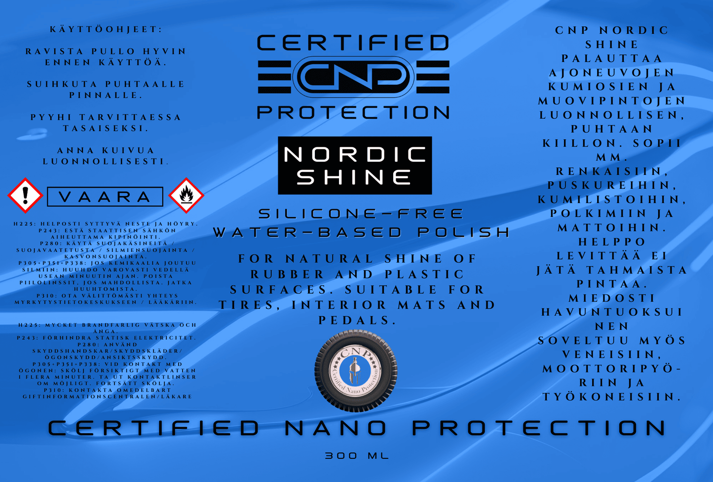 CNP Nordic Shine, Silikonivapaa kiilloke 300ml