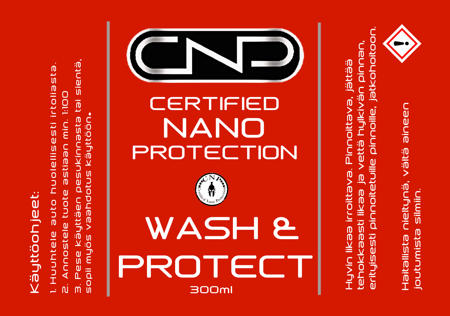 CNP Wash & Protect – All-in-One Pesu ja Pinnoitusaine (Uusi Formula) 300 ml