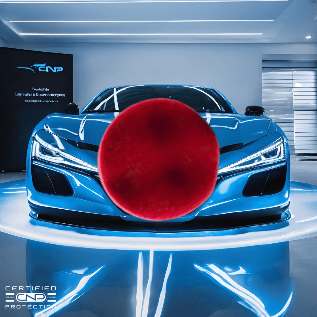 CNP Punainen Kiillotuslaikka 75 mm – Karkea (Aaltoileva)