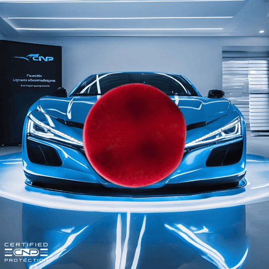 CNP Punainen Kiillotuslaikka 75 mm – Karkea (Aaltoileva)