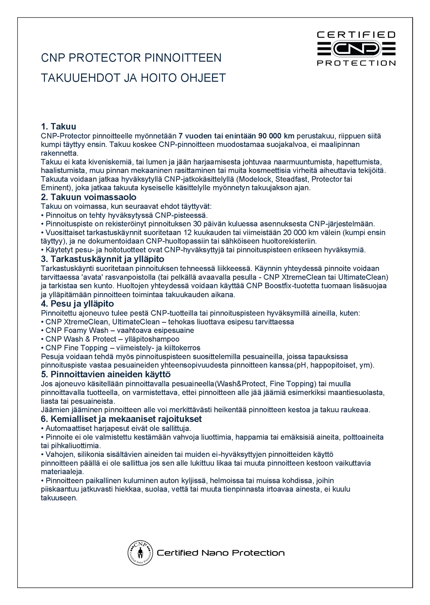 CNP Protector Ceramic Permanent Coating